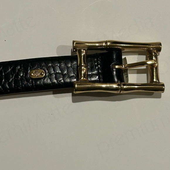 5 genuine leather high quality Italian Ralph Lauren Allsaints Chain Belts black - Picture 8 of 12